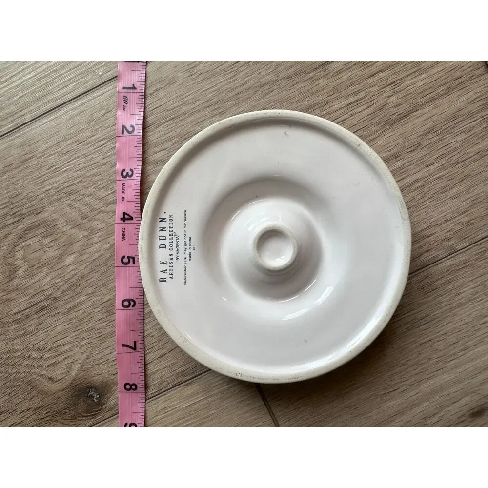 Rae Dunn SALT Margarita Glass Rimmer Ceramic Cocktail Barware